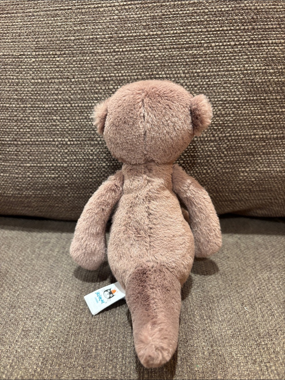 Jellycat Plush Brown and Cream Otter Stuffed Animal - Picture 3 of 6